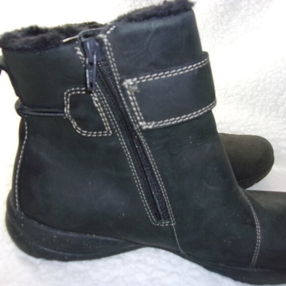 S-129 WOMENS CLARK ROSEVILLE ANKLE BOOTS - Picture 5 of 12